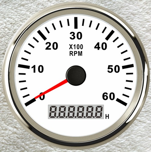 85mm black tachometer - 85mm,