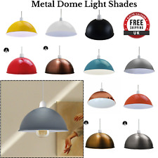 Vintage Industrial Light Shades Pendant Lamp Metal Dome Retro Ceiling Lampshades