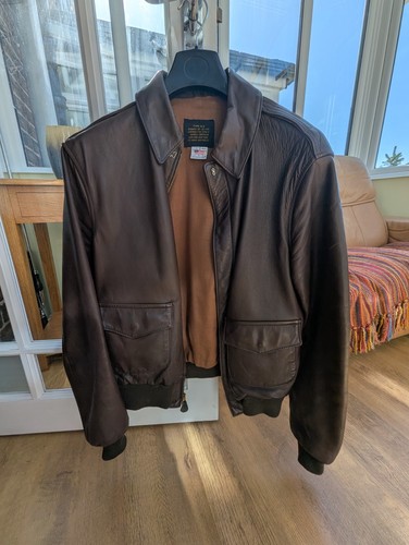 Avirex type brown leather - avirex,