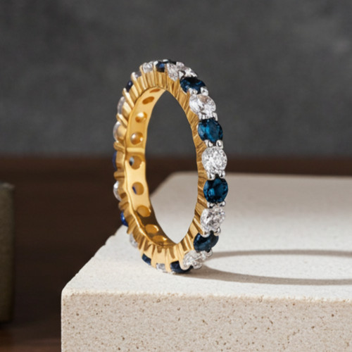 18ct gold sapphire full - sapphire,