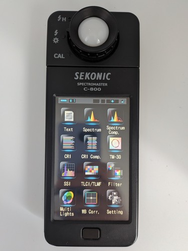 Sekonic spectrometer 800 - sekonic, c-800