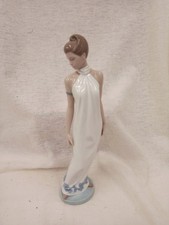 Lladro Nao Figurine "Elegance " VGC Classy Lady in Evening Dress - 12" - 1994