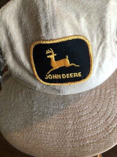 John deere tan ear flap - john,