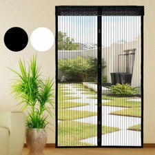 Magic Curtain Door Mesh Magnetic Fastening Mosquito Fly Bug Insect Net Screen 