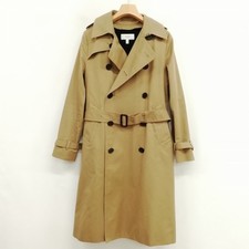 HYKE Women's Beige Trench Coat with Wool Liner 19AW size 1