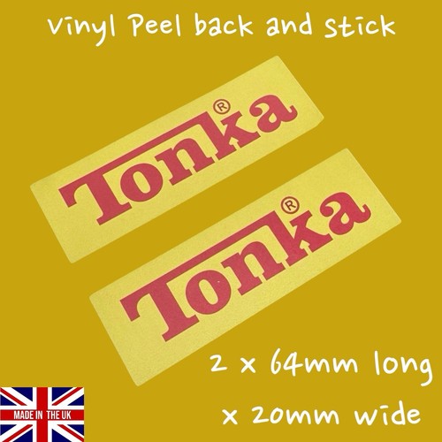 Tonka truck vinyl sticker - vinyl,