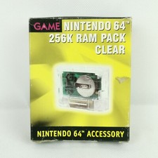 Game 256K Ram Pack Clear Boxed