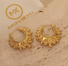 2026 new design 9ct Gold Hoop