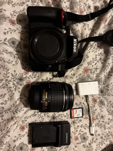 Nikon d3400 dslr camera - camera, with