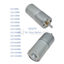 DC 12V 60/100/600RPM Powerful