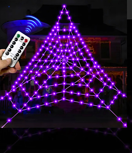 Led spider web lights - spider,