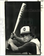 1980 Press Photo Casey Snyder, second baseman, Odeco Drillers baseball team.
