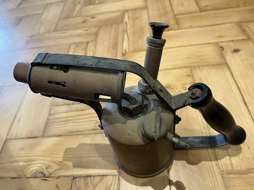 Vintage brass paraffin - brass,