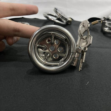 Stainless Steel Male Chastity