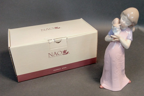Nao lladro kitty cuddles - nao,