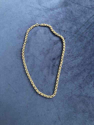 Gold plated belcher - belcher, chain