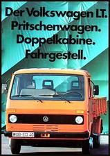 VW LT, brochure 1.1984 flatbed