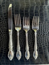 Oneida Community Flatware Louisiana Glossy Stainless Steel 4 Mixed Pieces Fork
