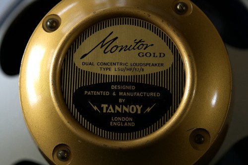 Vintage tannoy monitor - tannoy, gold