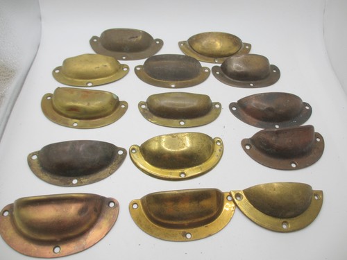 Vintage brass drawer - vintage, cup
