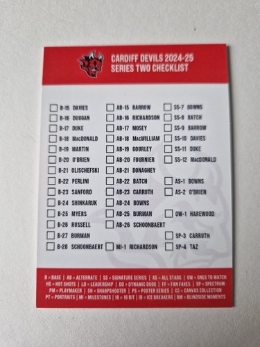 Cardiff devils blindside - devils, 24-25