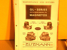 Eisemann Magneto Models GL1 GL2 GLF1 GLF-2 GLF-2H REPAIR, SERVICE, PARTS CATALOG
