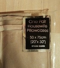 DORMA 2 pillowcases BEIGE Ex