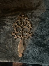 Brass Trivet Flat Iron Stand Vintage Antique