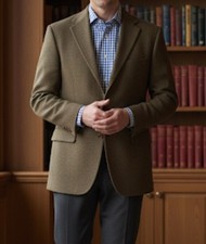 MAGEE GREEN/ BROWN WINDOWPANE