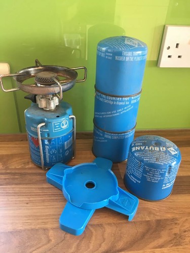Vintage camping gas cooker - vintage,
