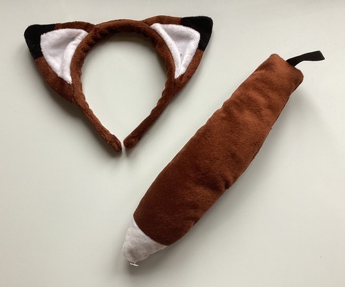 Fox set with ears headband - ears,