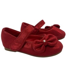 Dream Pairs Toddler Girls Sz 4 Red Sparkle Shoes Dorothy Oz Christmas Shoes