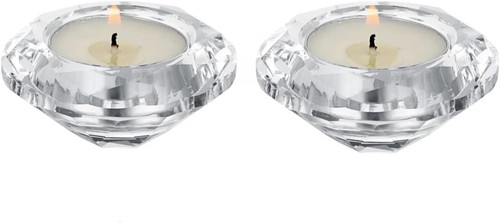 2pcs tealight holders glass - holders,