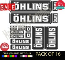 OHLINS Logos Sponsors Stickers