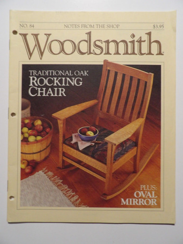 Woodsmith oak rocking chair - woodsmith,