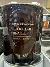 Hotel Collection XL Hurricane Candle, CHOCOLATE & ORANGE - 2.1kg 
