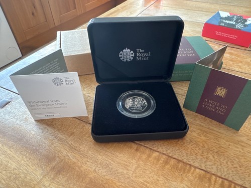 Silver proof brexit - silver, 50p