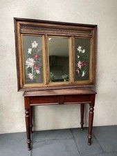 Antique Mirror Carved Oak Hand