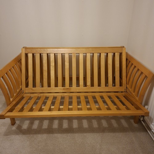 Solid wooden double futon - wooden,