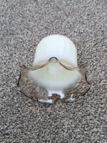 Vintage milk glass light - milk,