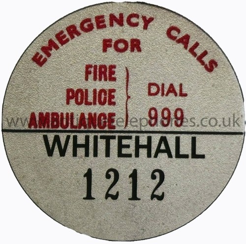 Aged gpo dial label - aged,
