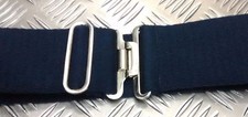 Genuine British Royal Navy Blue Stable belt with Metal Slide Buckle Grade 2