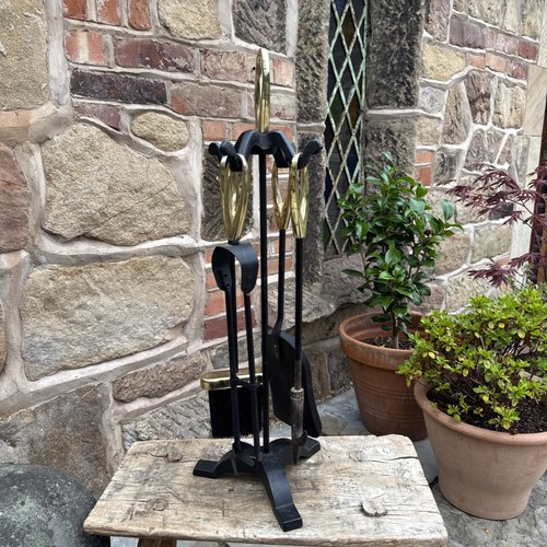 Black metal fireside - metal, set