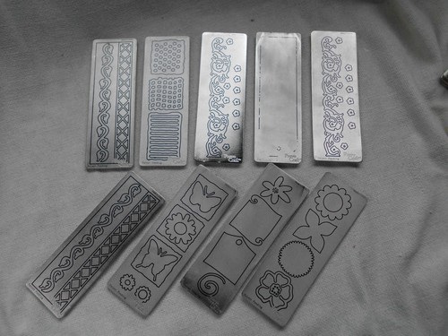 Cuttlebug metal dies 6 - metal, 6"
