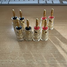 Vintage Chord Banana Plugs X 8