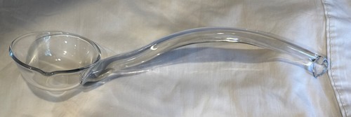 Vintage hand blown - vintage, clear