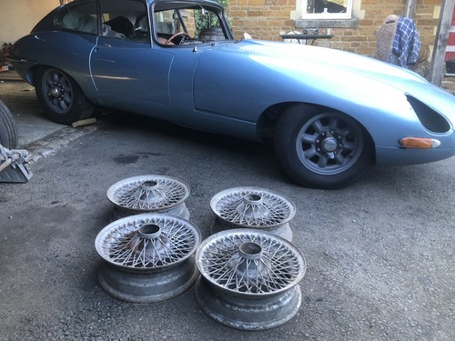 Jaguar type wire wheels - type,