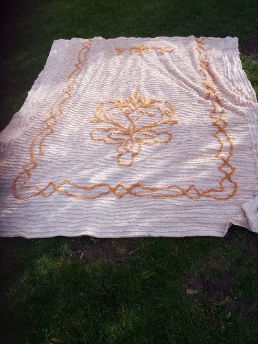 Vintage bedspread candlewick - bedspread,