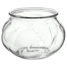 Clear Glass Flower Vase Ikea Viljestark Ornament 8cm Floating Candle Holder
