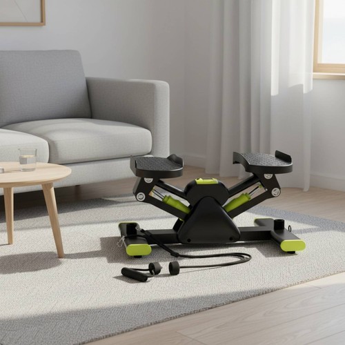 Side stepper exercise machine - side,